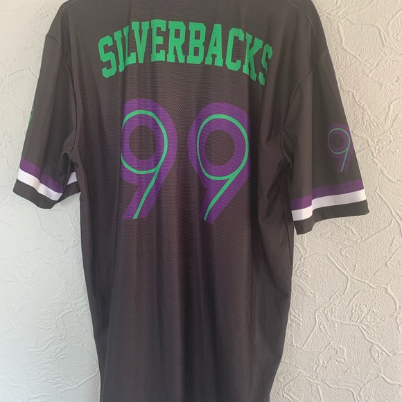 OFFICIAL NEW YORK SILVERBACKS BASEBALL JERSEY BEAST MODE GYM SIZE XL - Picture 2 of 5